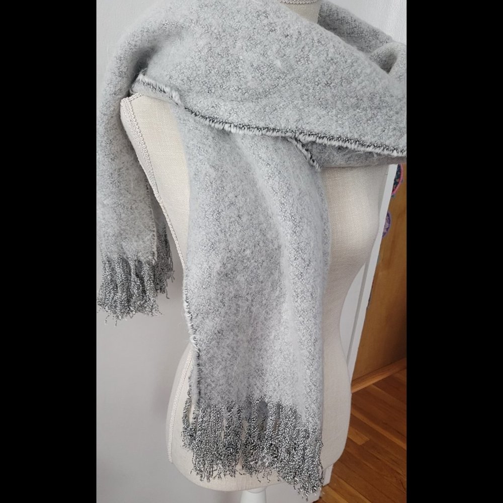 Grey Winter Scarf